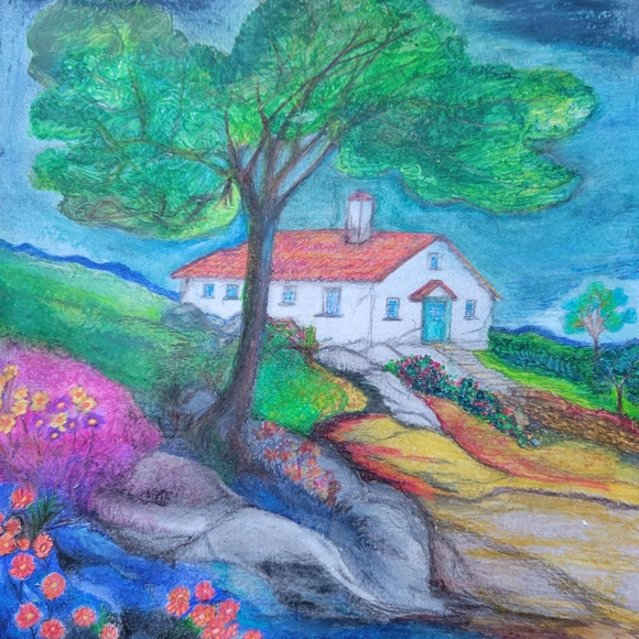 Mis Pinturas, " La tormenta" Original "THE STORM" - Picture 2 of 7